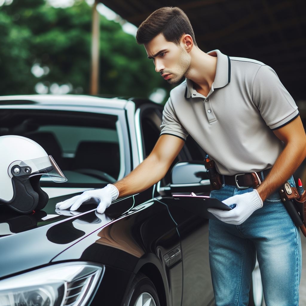 Verifica o histórico do carro.